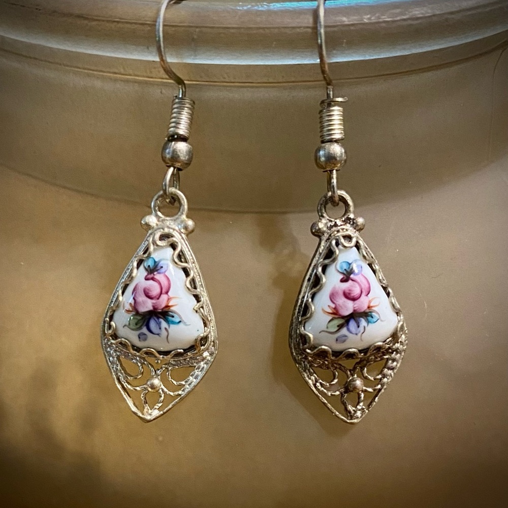 Handmade antique earrings